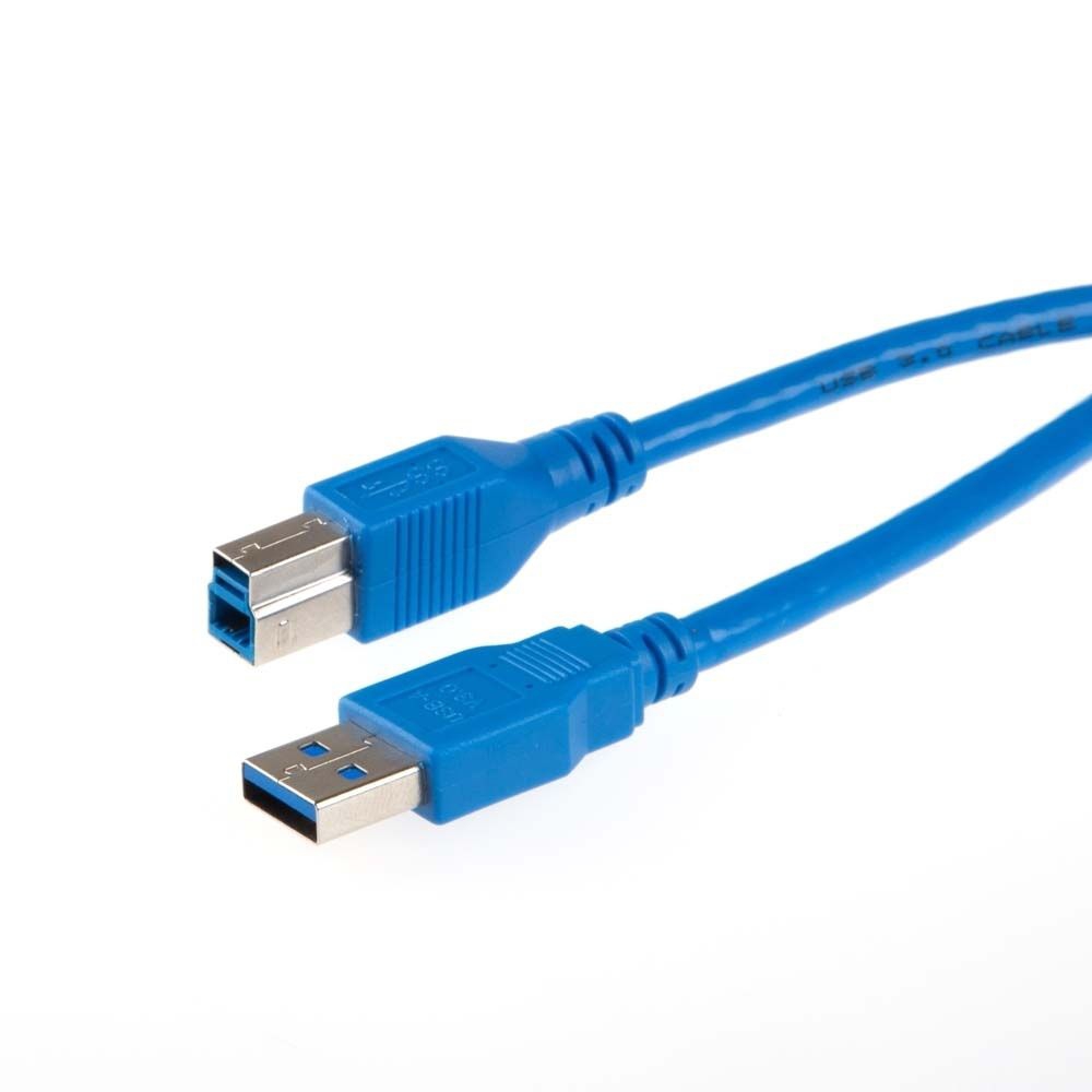 Câble USB 3.0 AB 50cm BLEU
