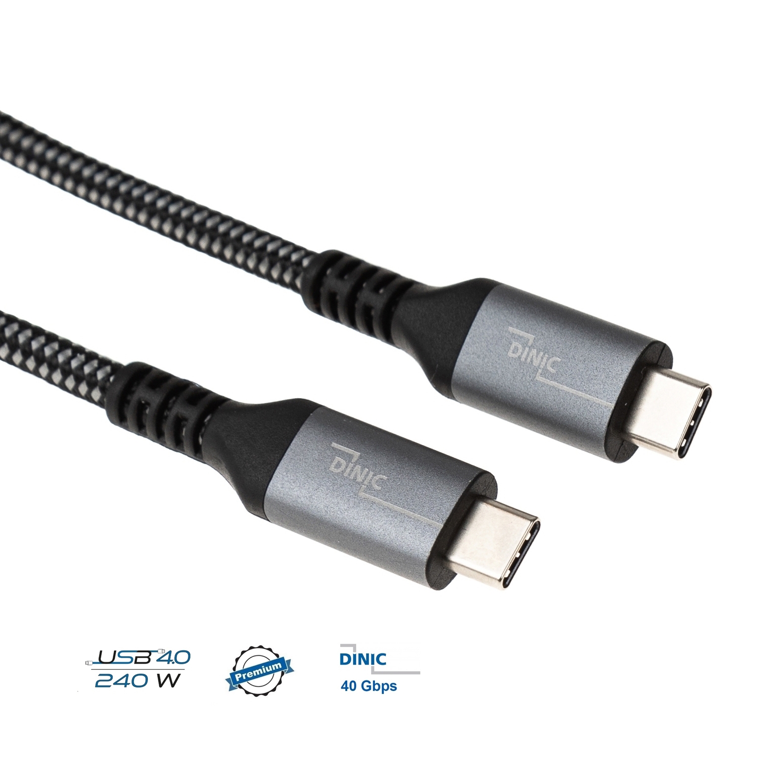 Câble USB 4.0, 2x Type-C™ mâle, 40 Gbps, 240 watts, 8K, 1m