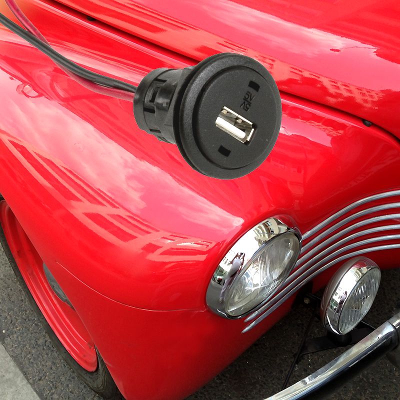 USB prise d'alimentation avec convertisseur intégré 12V vers 5V USB prise d'alimentation avec convertisseur intégré 12V vers 5V