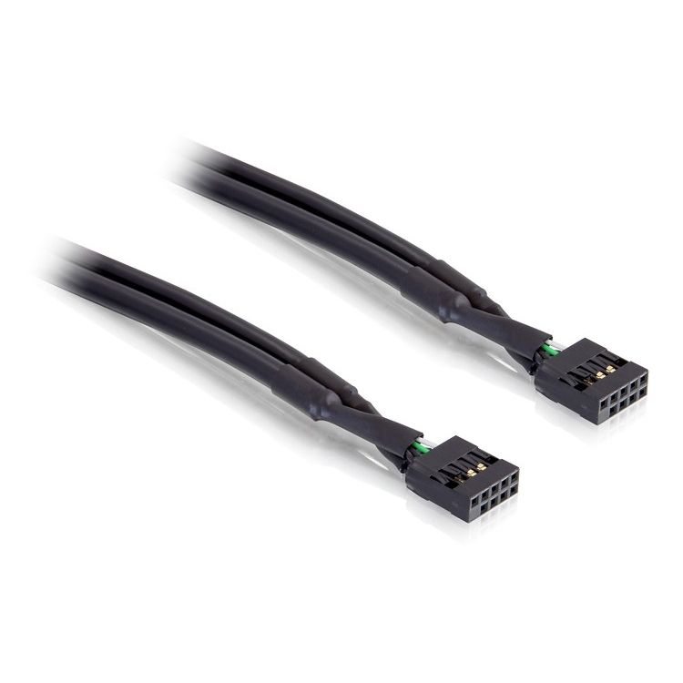 Câble USB 2.0 interne 2x USB connecteur 10 broches 50cm