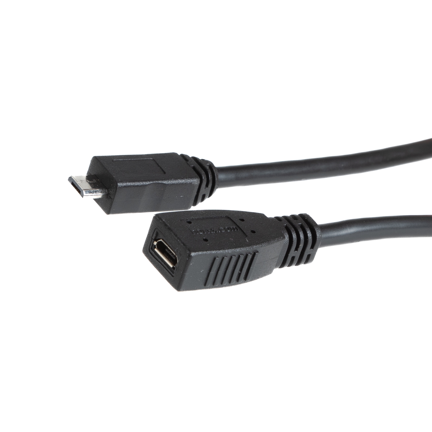 Rallonge USB 2.0 MICRO B, les 5 broches connectées 1 à 1, 1m