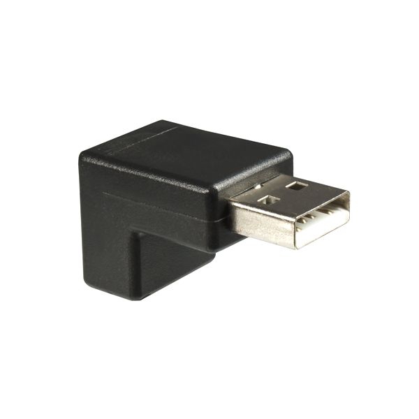 Adaptateur USB AA 90° coudée VERS LE BAS (pour USB 2.0 & 1.1)