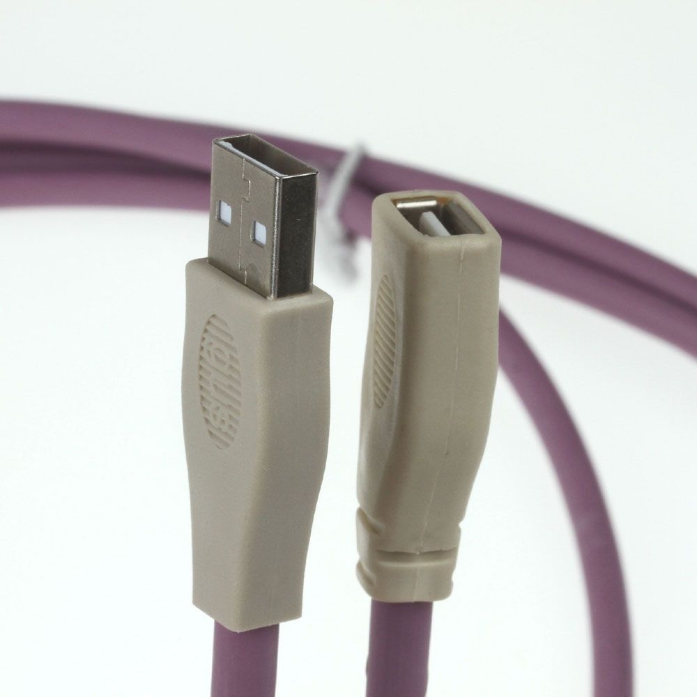 Rallonge USB 2.0 PUR pour l'industrie et chaînes porte-câbles, Am vers Af, 3m