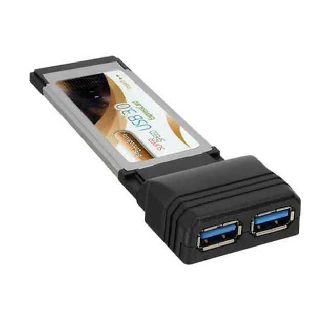 ExpressCard USB 3.0 pour les ordinateurs portables, 2 ports, 34mm