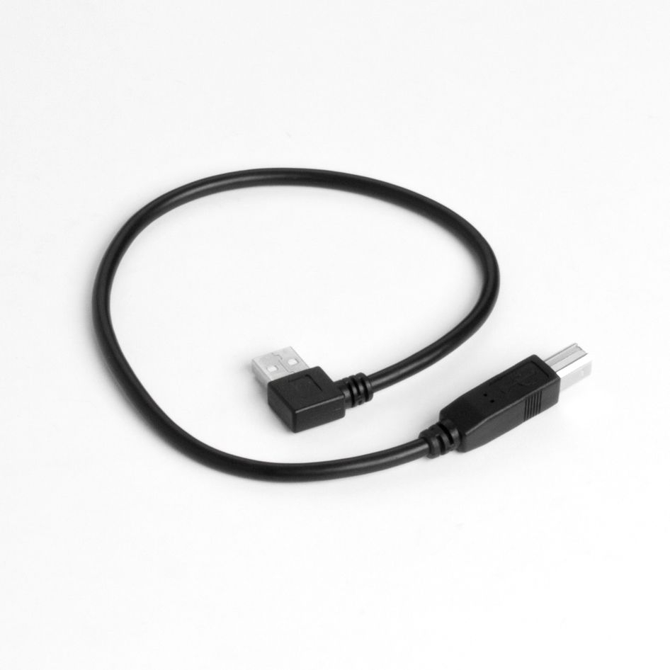 Câble USB A coudé 90 À GAUCHE 40cm