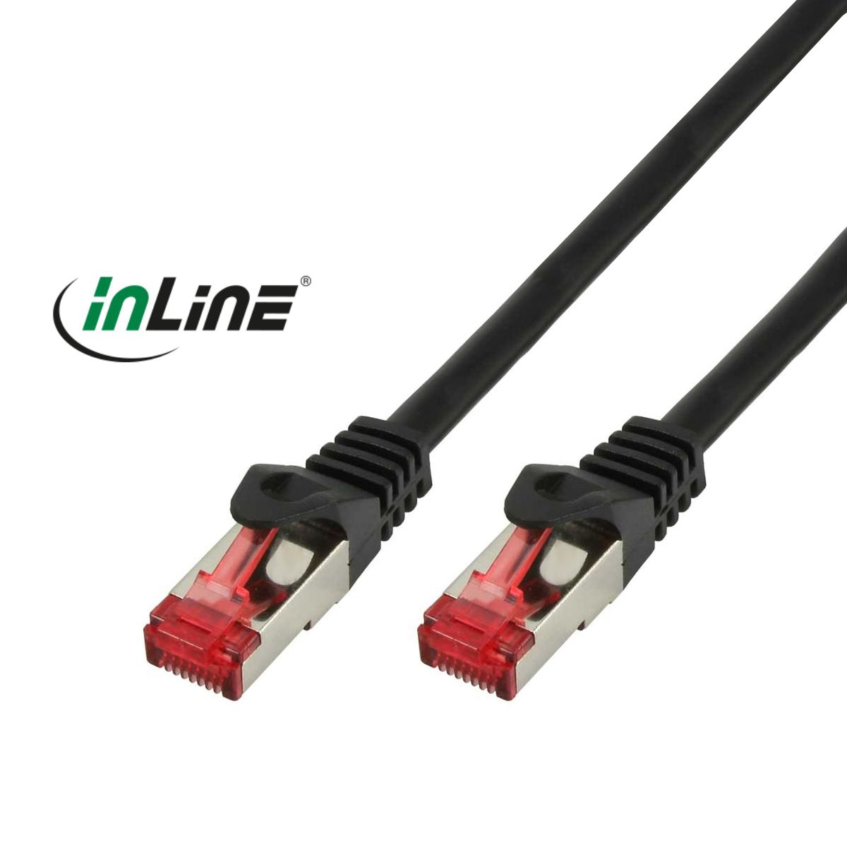 Câble de réseau Cat.6 qualité PREMIUM S/FTP (PIMF) noir 3m