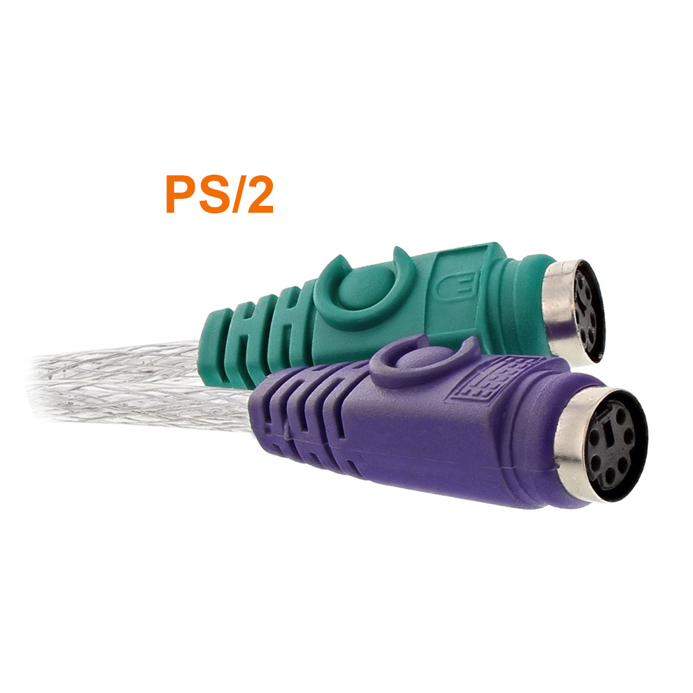 Adaptateur USB vers 2x PS/2 pour clavier et souris