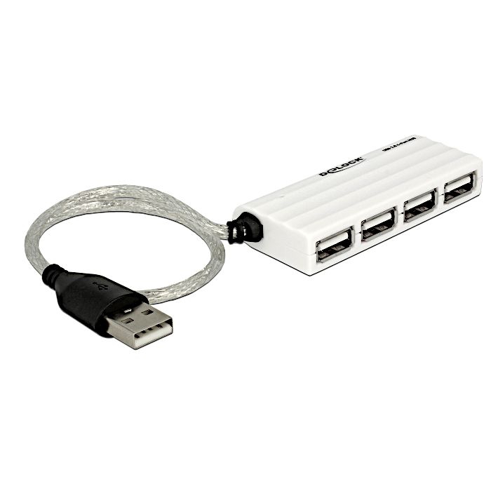 USB 2.0 HUB concentrateur 4 ports DELOCK USB alimenté