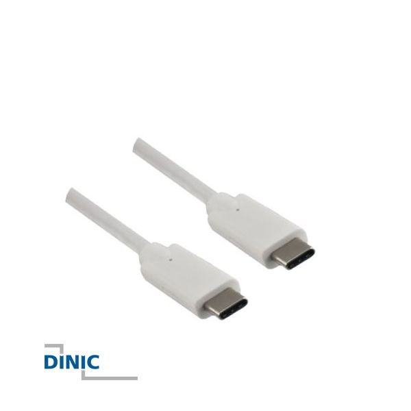 Câble USB 2x Type-C™ male, 10 Gbps, Power Delivery 5A, 1m