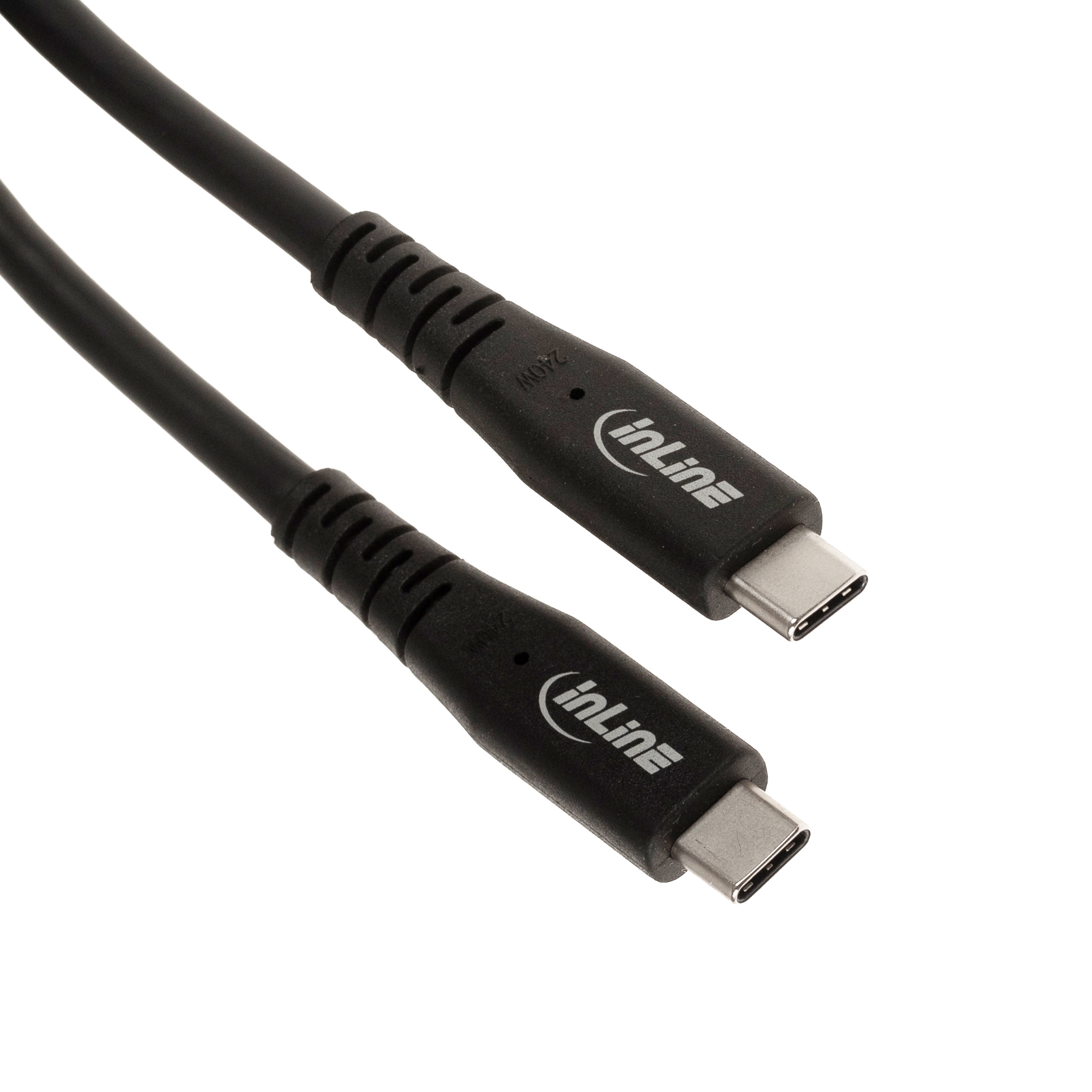 Câble USB 4.0, 2x Type-C™ mâle, 40 Gbps, 240 watts, 8K, TPE, 50cm