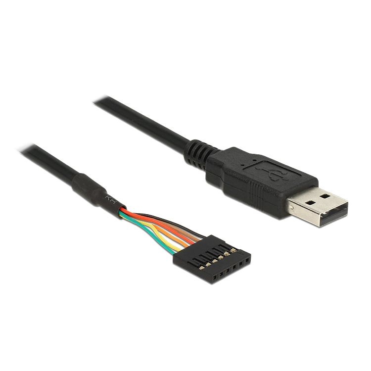 Adapterkabel USB auf Seriell TTL 6 Pin Pfostenbuchse 1.8m 5V
