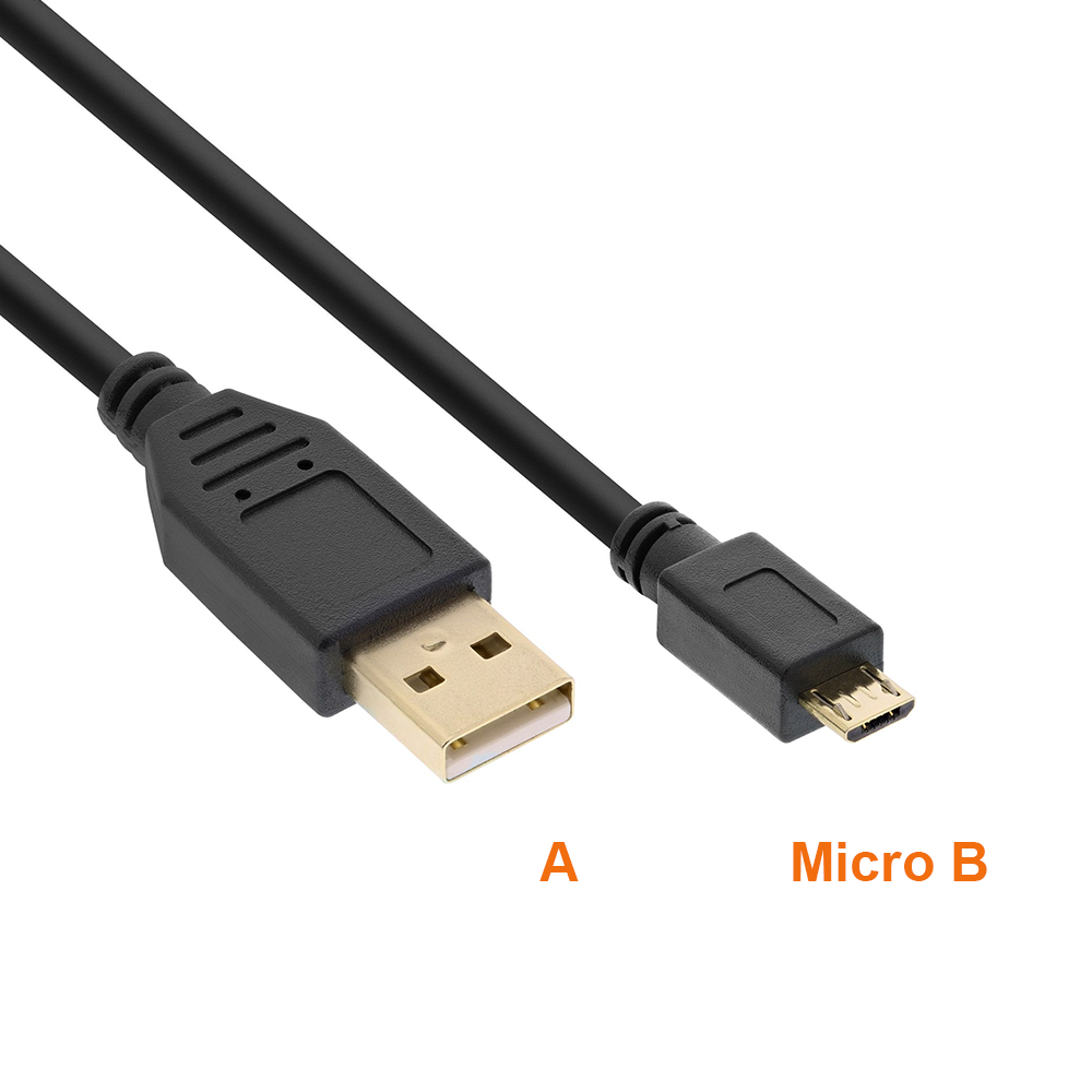 Câble MICRO USB 2.0, connecteur USB A vers Micro B, 30cm