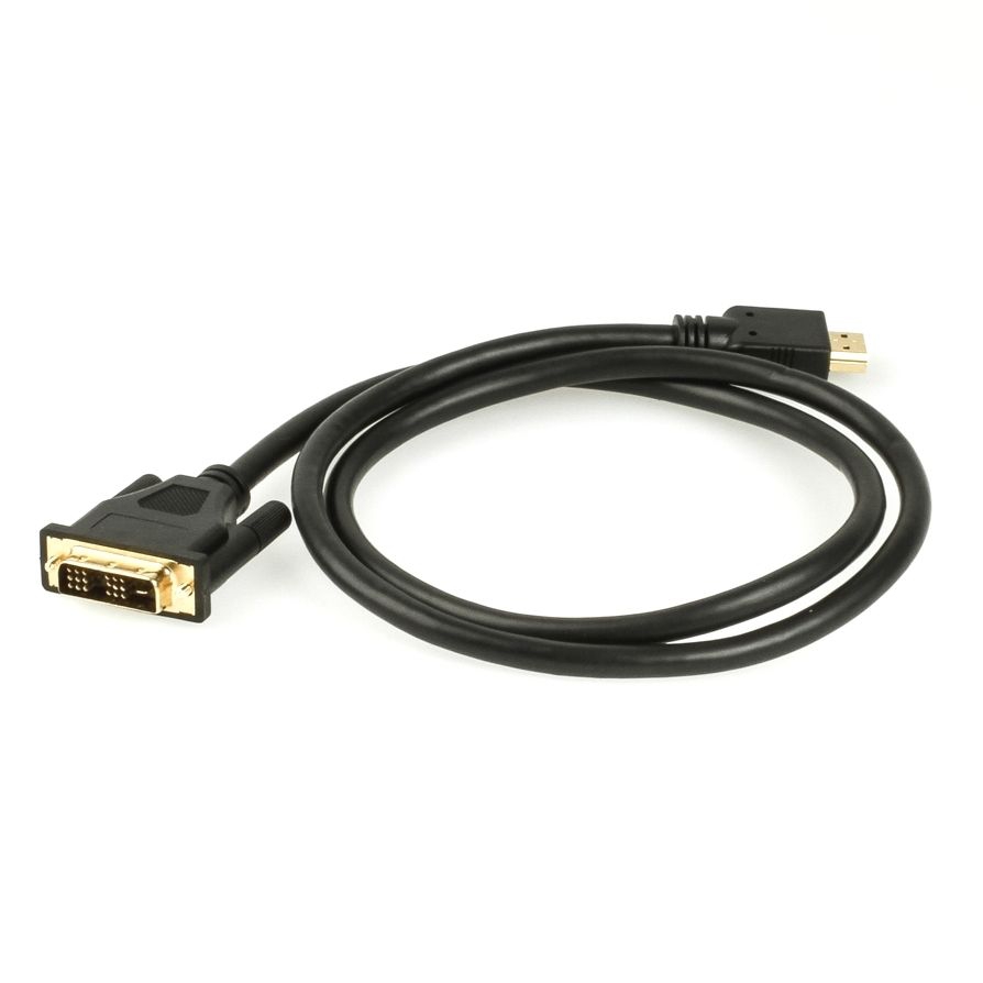 Câble vidéo HDMI vers DVI, modèle DVI 18+1, 1m
