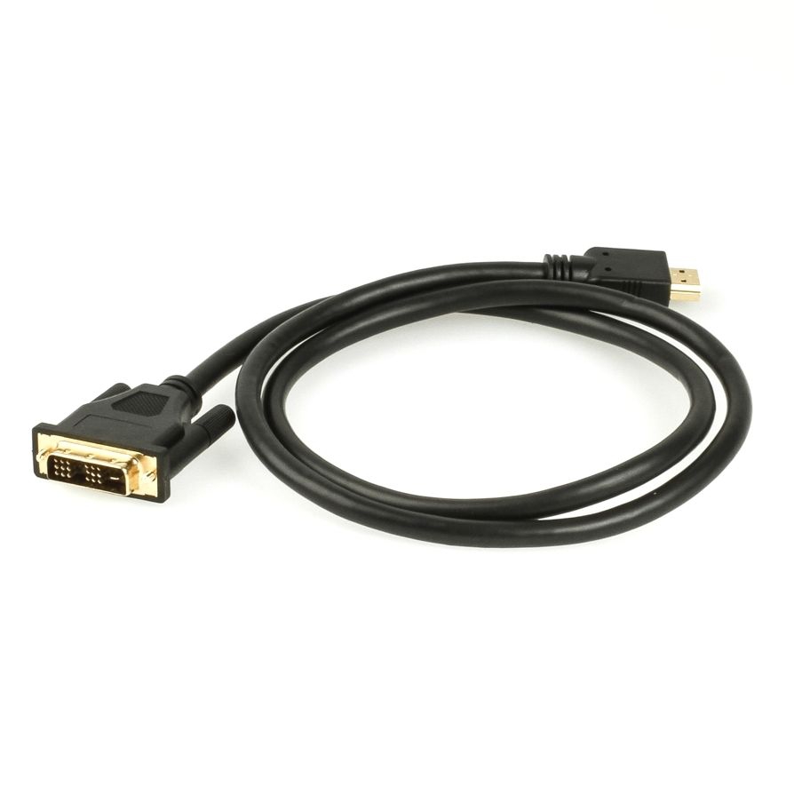Câble vidéo HDMI vers DVI, modèle DVI 18+1, 1m Câble vidéo HDMI vers DVI, modèle DVI 18+1, 1m