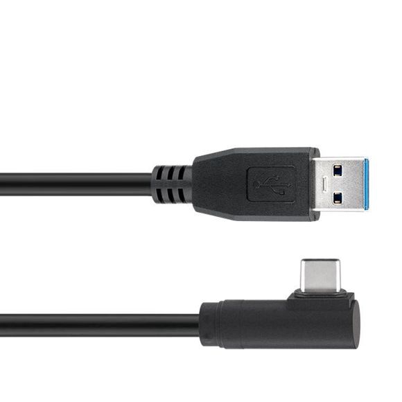Câble USB Type-C™ mâle coudé à 90° vers USB 3.0 A mâle 3m