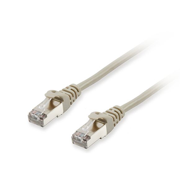 Câble de réseau Ethernet LAN Cat5e SF/UTP 50cm GRIS