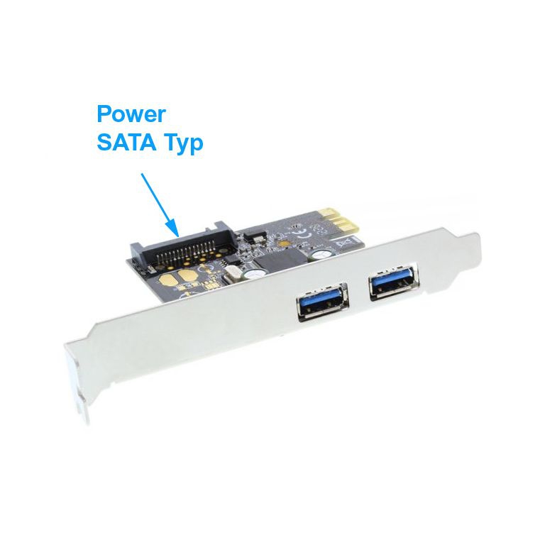 Carte PCIexpress USB 3.0  X1 2 ports