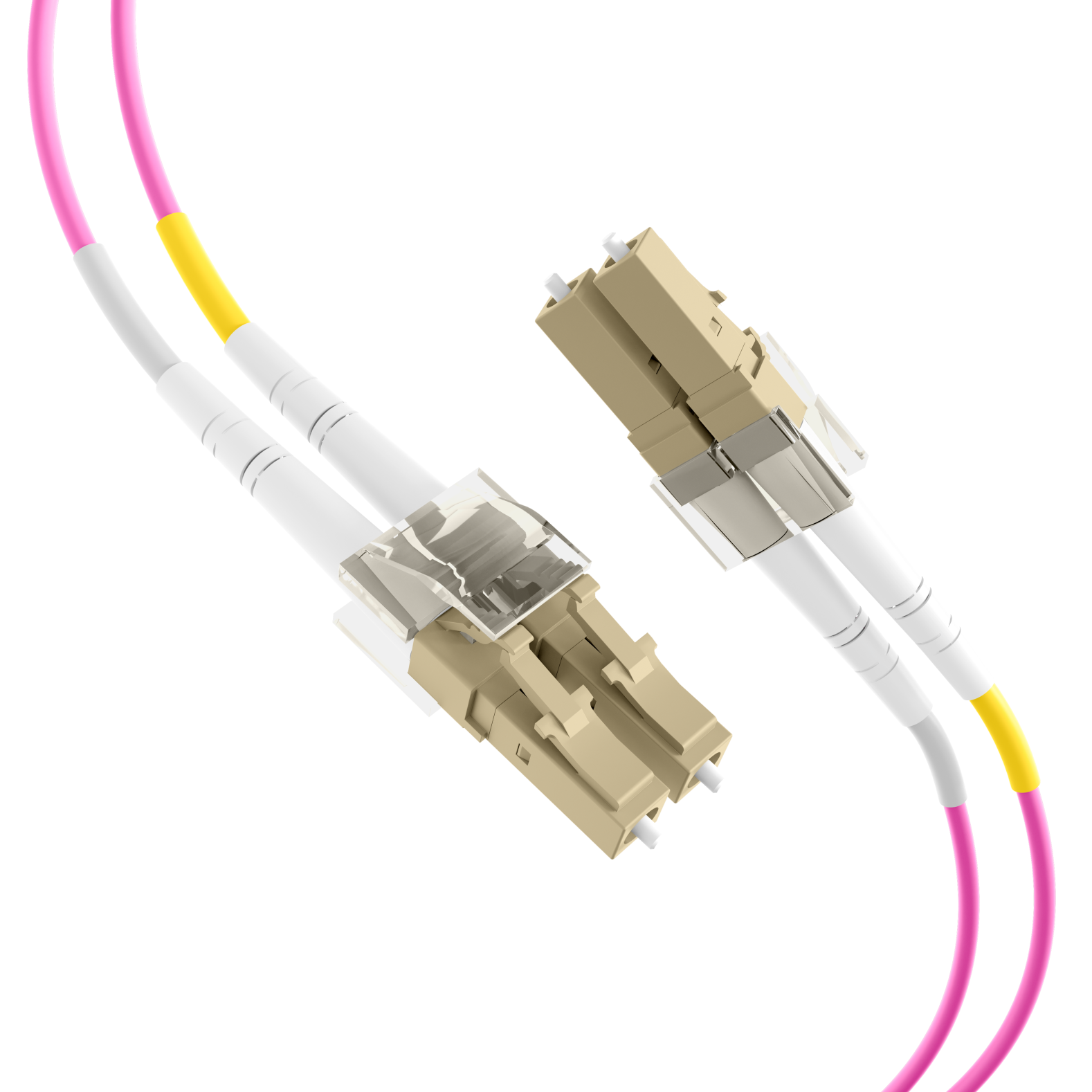 Câble de fibre optic LC vers LC DUPLEX 50/125µm OM4 10m