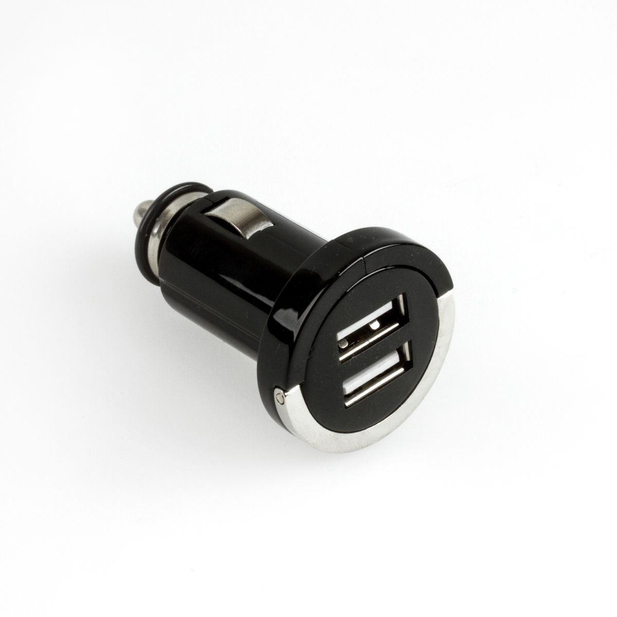 Mini chargeur de voiture 12-24V vers 2x USB 5V max. 2100mA