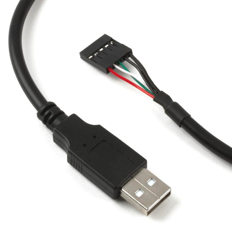 Câble USB A mâle vers connecteur carte mère 30cm