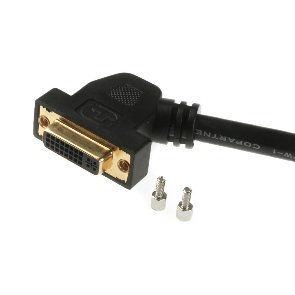 Câble DVI de montage 2x DVI 24+5 femelle OR 20cm avec des vis
