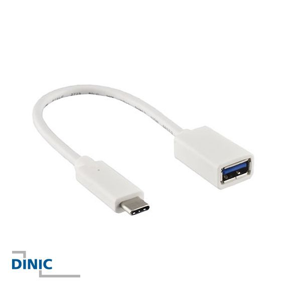 Câble USB 3.1 Type-C™ mâle vers USB 3.0 A femelle 20cm Câble USB 3.1 Type-C™ mâle vers USB 3.0 A femelle 20cm