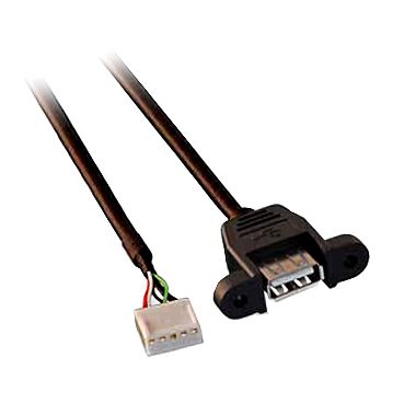 Câble USB à visser RALLONGE DE MONTAGE A 50cm (sans vis)