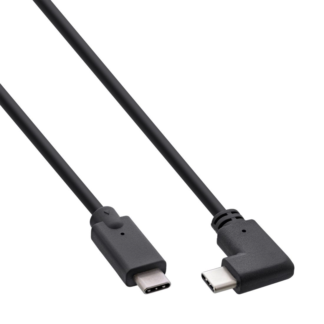Câble USB Type-C™ mâle coudé à 90° vers Type-C™ mâle 30cm