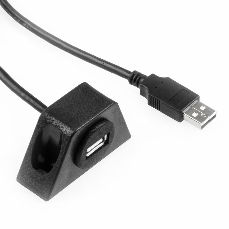 Câble USB de montage pour trou rond de 2cm, longueur 2m