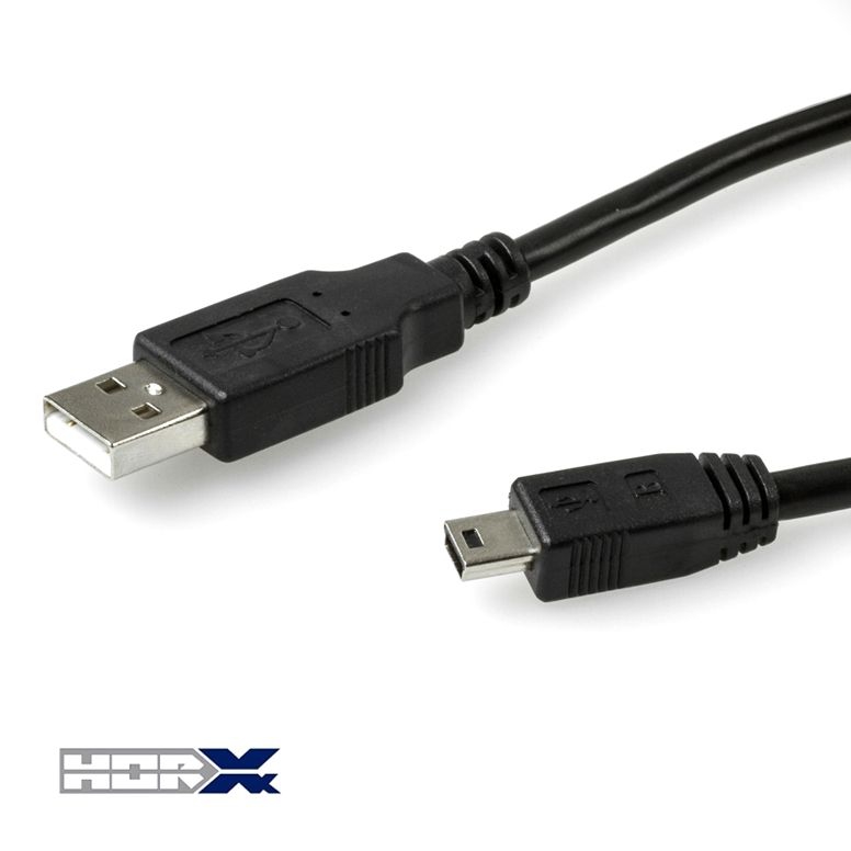 Câble USB prise A mâle vers MINI B mâle Qualité Premium 20cm