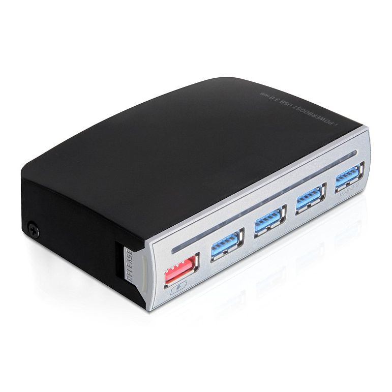 HUB concentrateur USB 3.0 4+1 ports + alimentation + câble