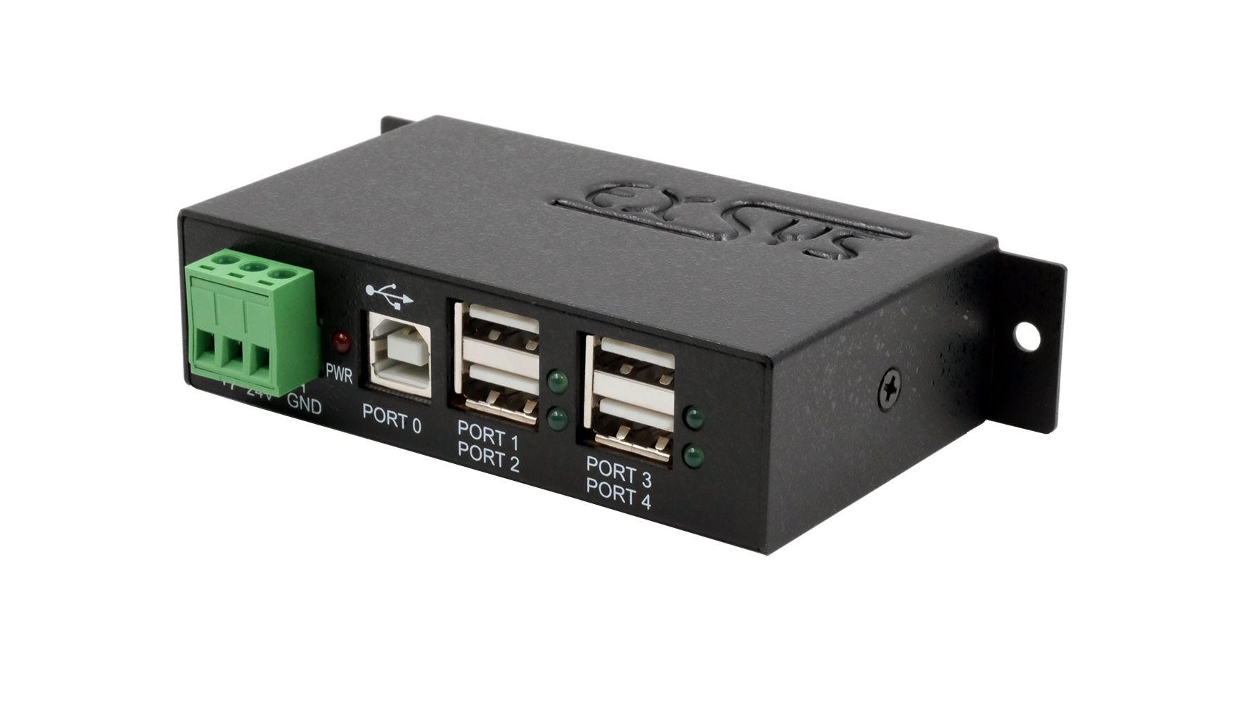USB 2.0 HUB concentrateur 4 ports DIN-RAIL de EXSYS