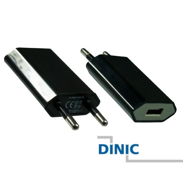 Chargeur secteur USB 5V 1000A noir