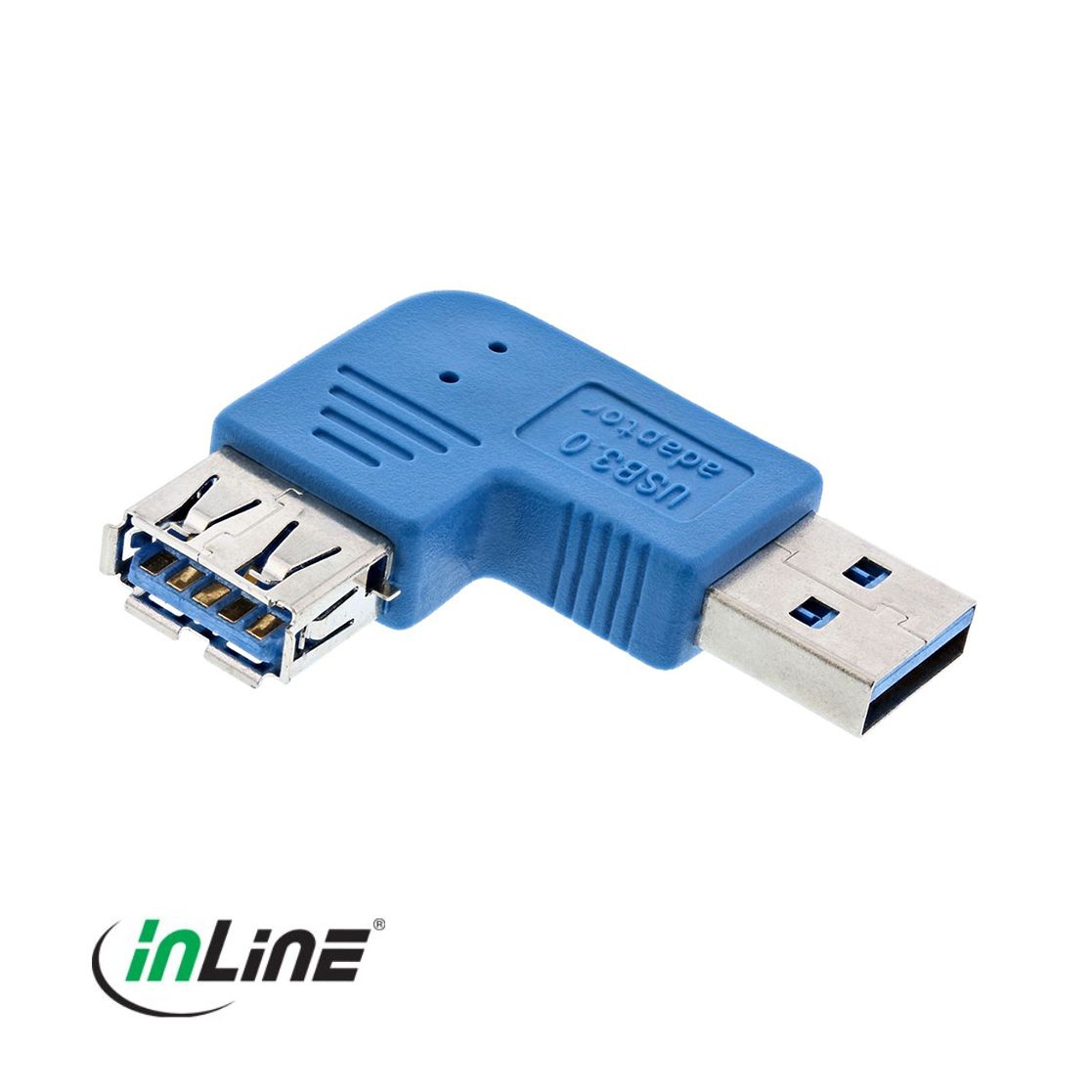 Adaptateur USB 3.0 coudé A mâle vers A femelle (pour USB 3.0, 2.0 & 1.1)
