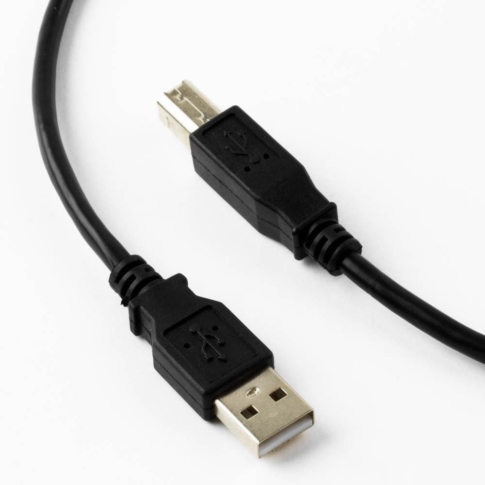 Câble USB 2.0 AB qualité PREMIUM, noir, 50cm