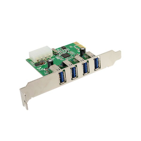 Carte PCIexpress USB 3.0  X1 4 ports chip de NEC