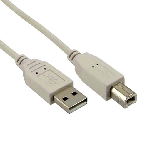 Câble USB fiche A-vers-B 50cm gris