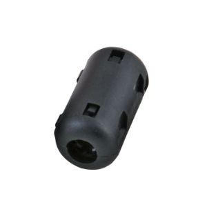 Noyau de ferrite pour câble rond avec diamètre de câble max. 5mm, noir