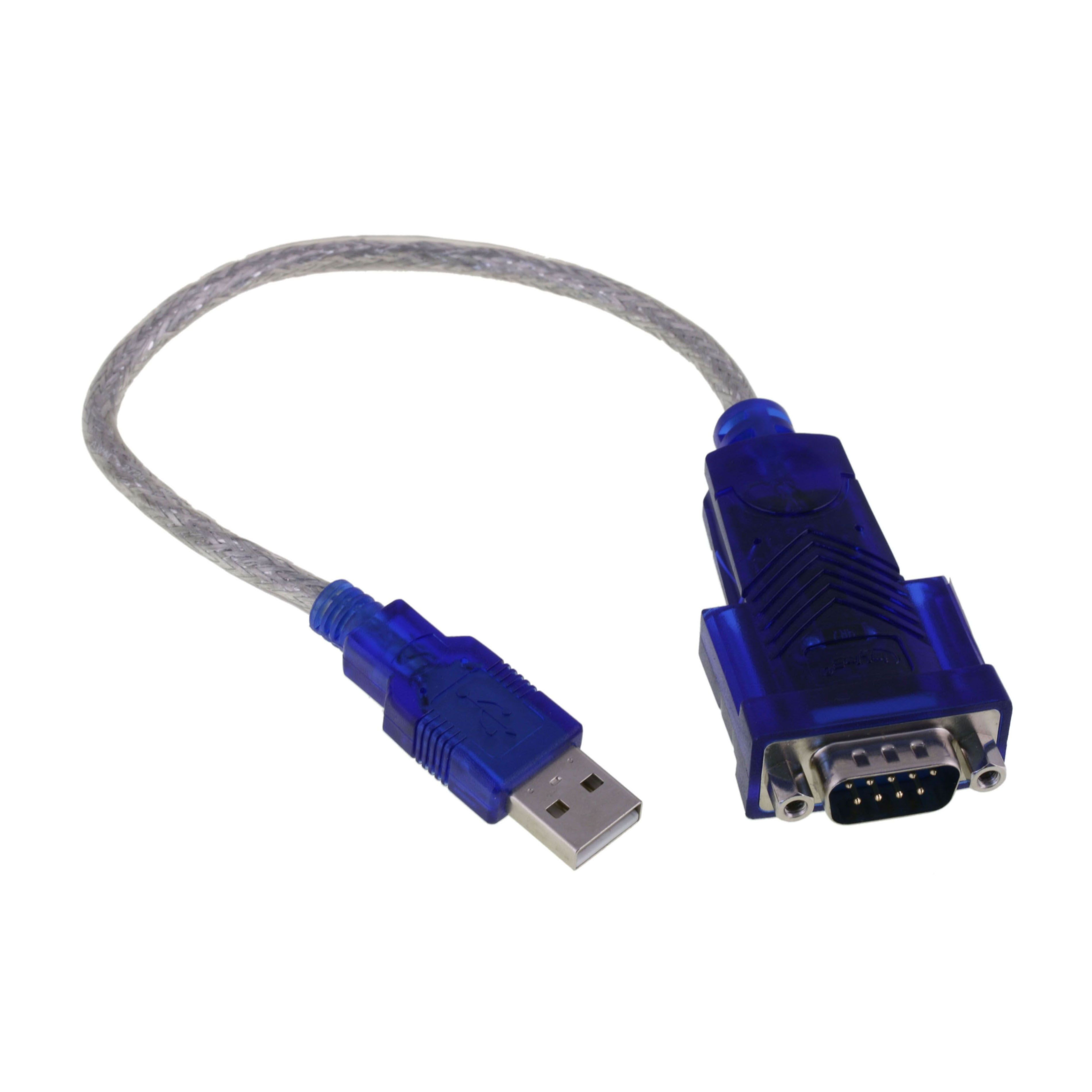 Convertisseur USB vers série RS232 DB9 30cm avec chipset PROLIFIC PL-2303