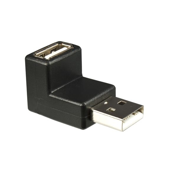 Adaptateur USB AA 90° coudée VERS LE HAUT (pour USB 2.0 & 1.1)