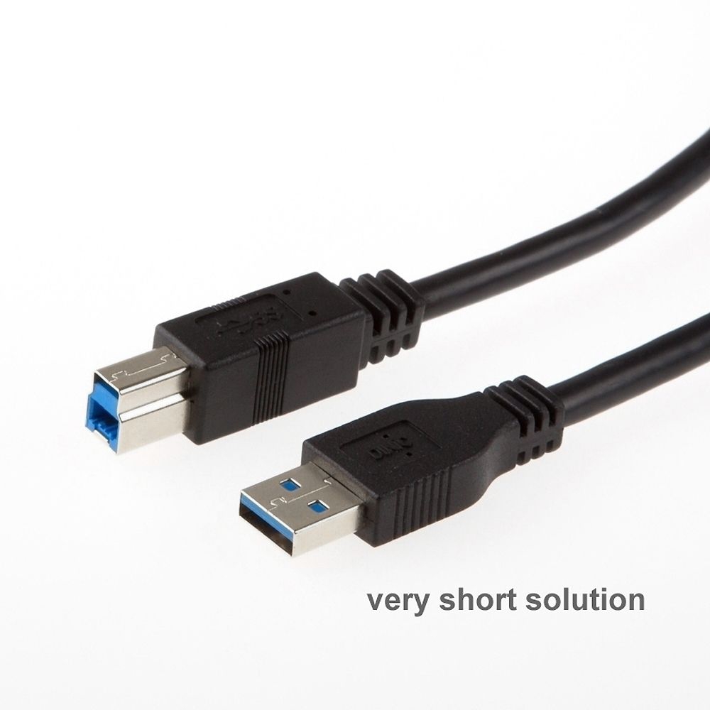 Câble USB 3.0 AB très court 30cm