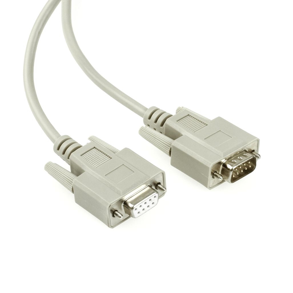 Câble série DB9 mâle vers DB9 femelle, 7m, p.ex. pour RS232