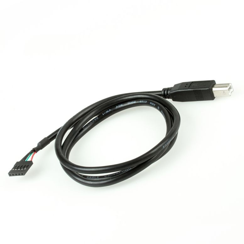 Câble USB 2.0 avec B mâle vers connecteur carte mère 5 broches, 1m