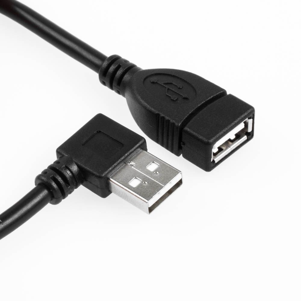 Rallonge USB AA 1x COUDEE À GAUCHE 3m