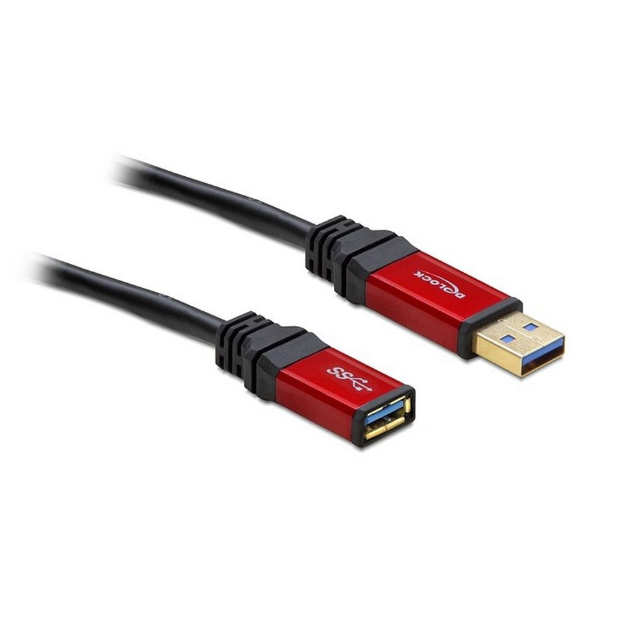 Rallonge USB 3.0 PREMIUM A mâle vers A femelle 2m Rallonge USB 3.0 PREMIUM A mâle vers A femelle 2m