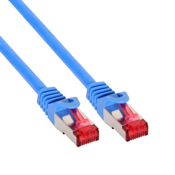 Câble de réseau Cat.6 qualité PREMIUM S/FTP (PIMF) blue 3m