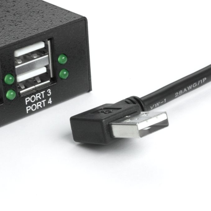 Câble USB 2.0 AB, fiche A coudé 90 À DROITE, 150cm