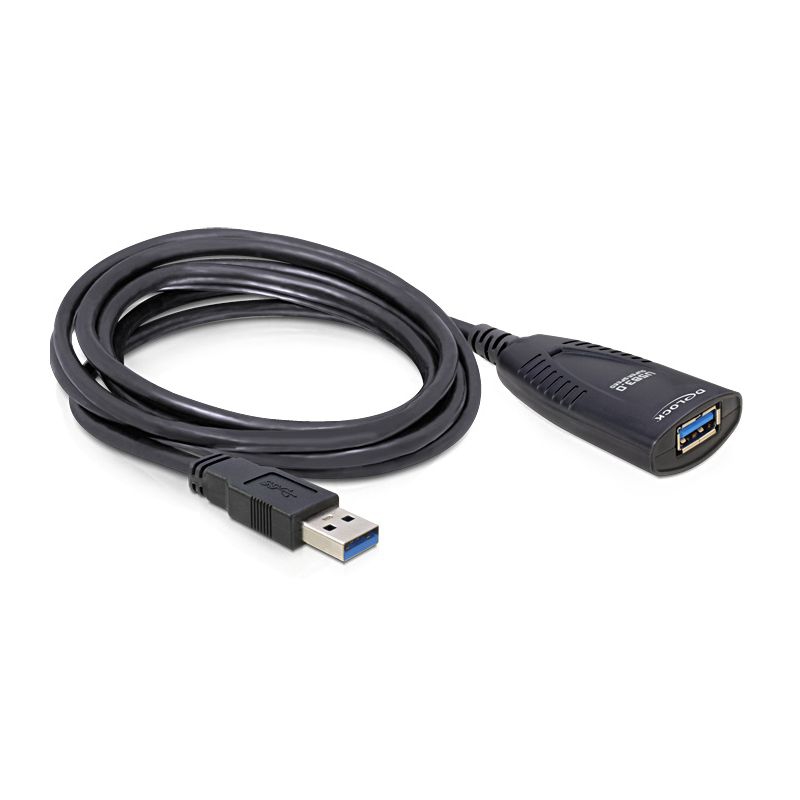 Rallonge USB 3.0 active avec port pour 5V, 5m Rallonge USB 3.0 active avec port pour 5V, 5m