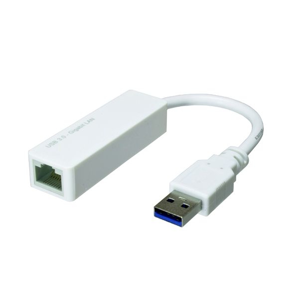 Adapter USB 3.0 vers Gigabit réseau externe Gbit LAN blanc