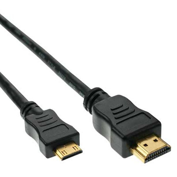 Câble HDMI A mâle vers Mini HDMI C mâle 150cm